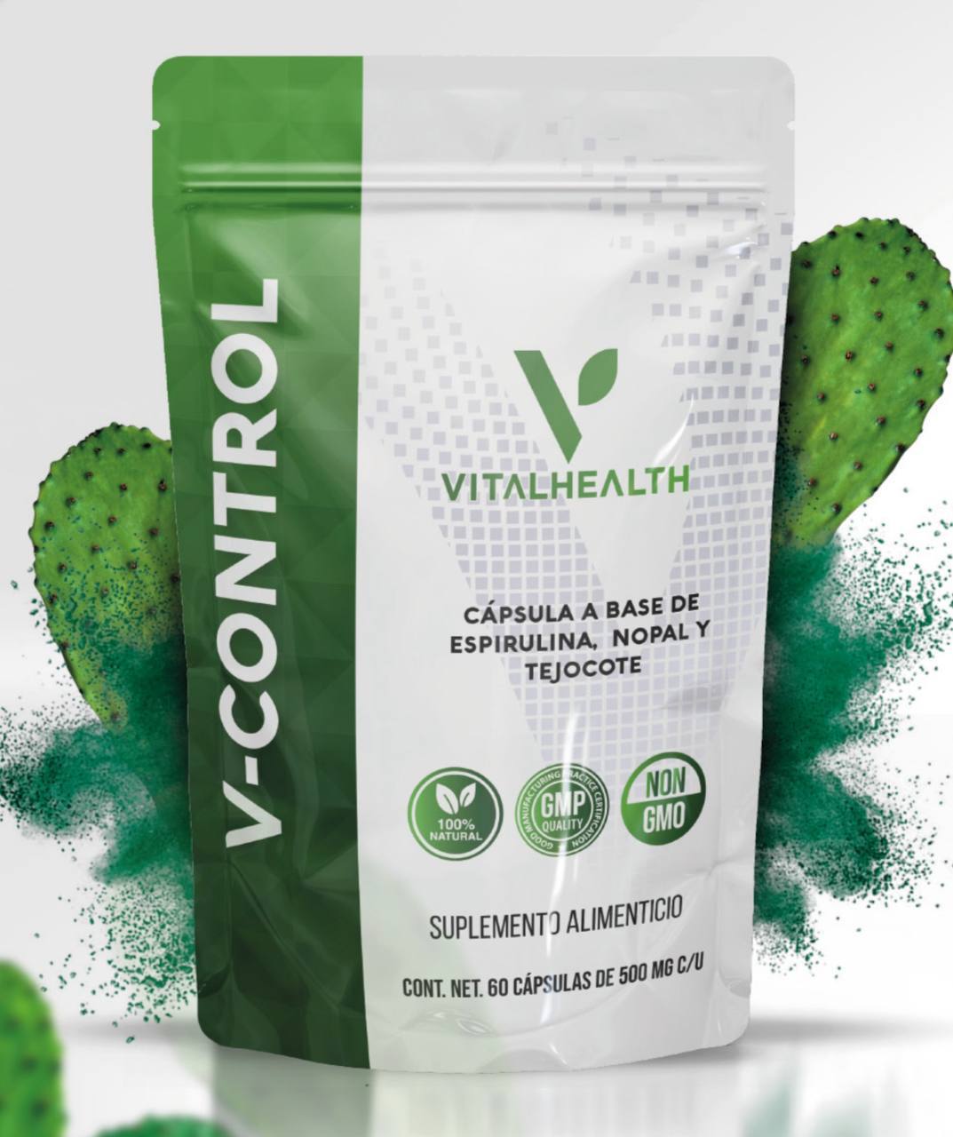 V-Control-te ayuda a sentirte saciado, equilibrar tus niveles de azúcar y apoyar la quema de grasa.