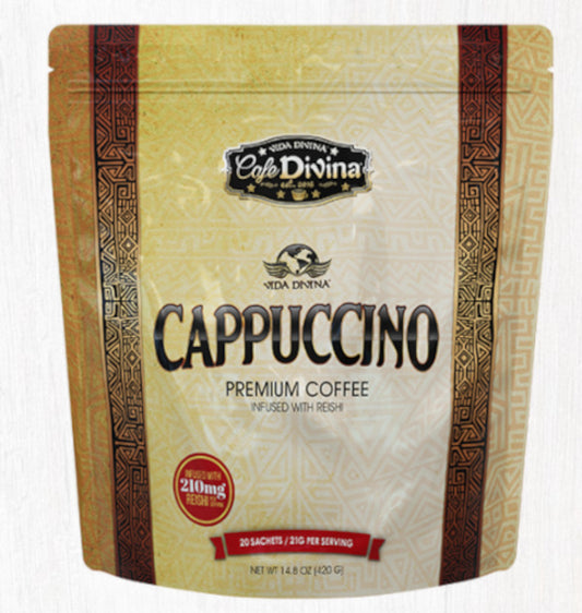 Cappuccino Premium Coffee Infused with Reishi